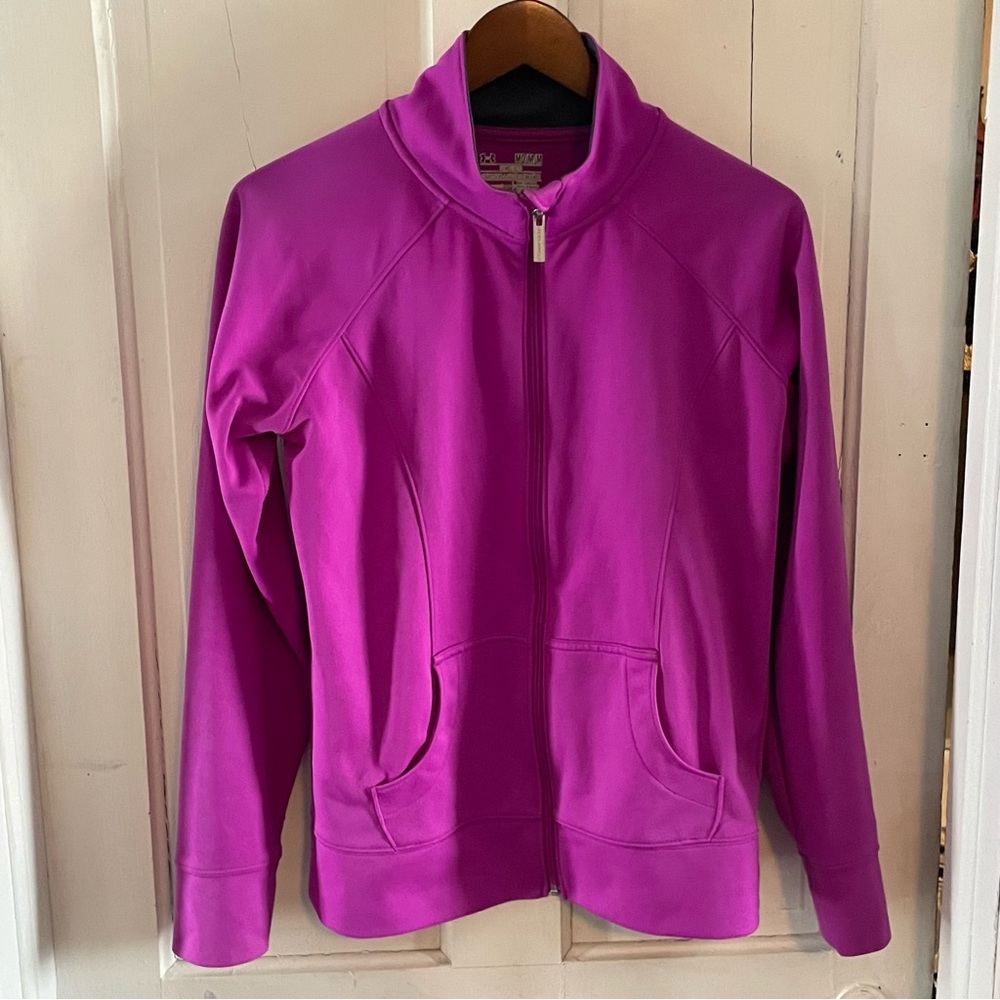 Women's‎ Under Armour Semi-Fitted Allseasongear Full Zip size M VGUC!